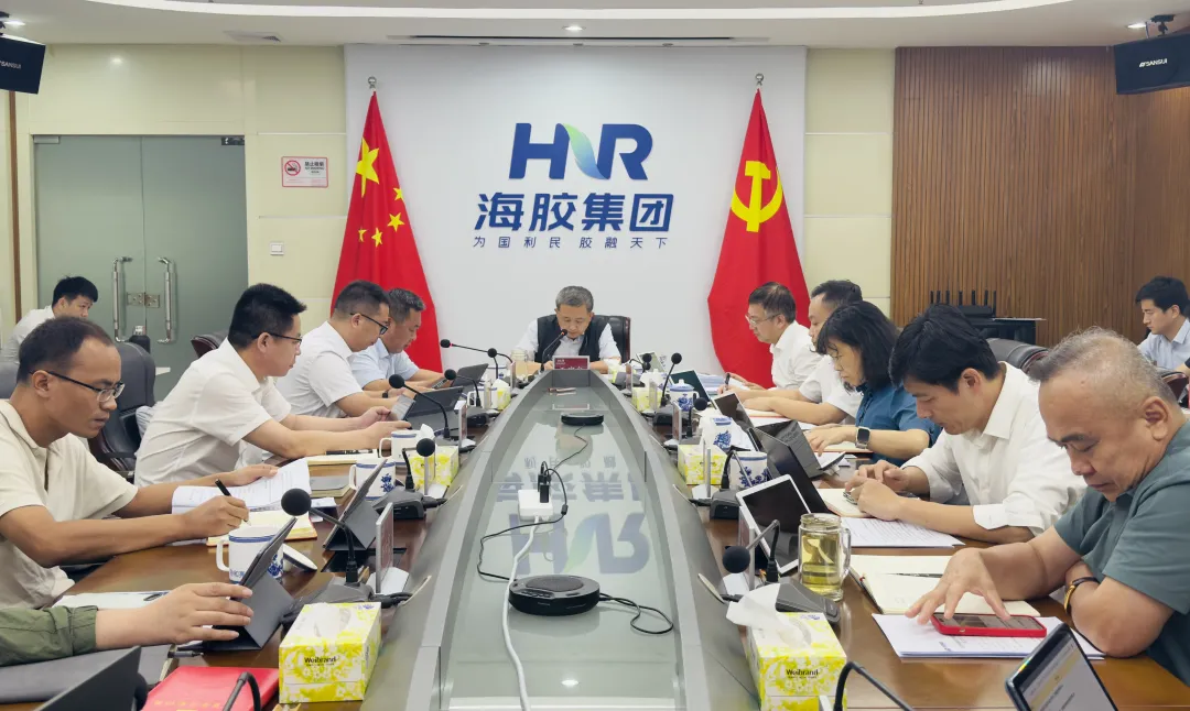 海南橡膠召開黨委會（擴大）會議 研究部署學習教育、干膠生產、安全生產等工作